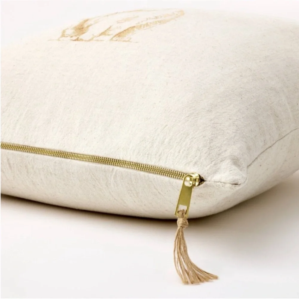 Embroidered Bunny Square Throw Pillow from Threshold™ designed with Studio McGee